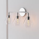 Load image into Gallery viewer, Merin Multi-Head Wall Lamp – Minimalist Metal & Glass Vanity Fixture