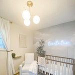 Cargar imagen en el visor de la Galería, Lámpara de araña esférica escultórica Alessora — Lámpara colgante de inspiración retro para vestíbulos y cocinas