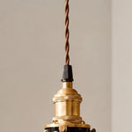 Cargar imagen en el visor de la Galería, Pleated Ceramic Pendant Light detail image
