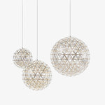 Load image into Gallery viewer, Silver Spark Ball Pendant Light