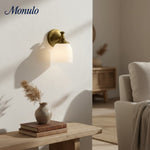 Load image into Gallery viewer, Kalvora Streamlined Metal Wall Sconce — Minimalist Interior Light for Staircases & Reading Corners