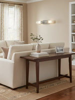 Load image into Gallery viewer, Kalvora Double Tube Wall Sconce - Aged Frosted Glass Vanity Light