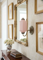 Load image into Gallery viewer, Vintage Milk Glass Sconce Bedside Hallway Eloise Wall Sconce