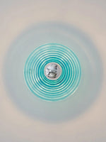 Cargar imagen en el visor de la Galería, Aplique de cristal acanalado: moderna lámpara de pared de disco para dormitorio