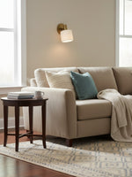 Load image into Gallery viewer, Cerova Porcelain Wall Sconce - Minimal Round Flush Mount Ceramic Light