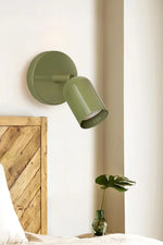 Cargar imagen en el visor de la Galería, Aplique de pared con cabezal de cardán en color crema