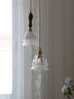 Load image into Gallery viewer, French Pastoral Jellyfish Glass Pendant Light M38