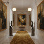 Charger l'image dans la visionneuse de galerie, Lustre globe en verre courbé Glorica – Luminaire moderne pour chambre