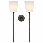 Load image into Gallery viewer, Rowan Classic Fabric Shade Wall Sconce Elegant Style - Bedroom Bedside Lighting