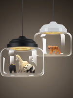 Load image into Gallery viewer, Creative Little Zoo Glass Pendant Light