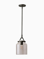 Load image into Gallery viewer, Hanton Nordic Metal Henry Pendant Light - Minimalist Glass And Metal Shade