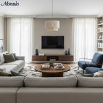 Charger l'image dans la visionneuse de galerie, Lustre multi-couches Aeroloom - Tissu moderne et minimaliste pour salles à manger et salons