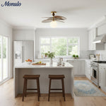 Charger l'image dans la visionneuse de galerie, Lustre à feuilles en cascade Orrise - Métal et bois modernes pour chambres et salons