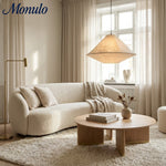 Cargar imagen en el visor de la Galería, Lámpara Colgante Plegable Zalen – Elegancia Moderna con Tejido Estilizado para Comedores y Pasillos