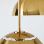 Load image into Gallery viewer, Parvion 3 Light Dome Chandelier - Modern Metal Chandelier For Dining