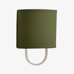 Cargar imagen en el visor de la Galería, Lámpara de pared con pantalla de tela Nolvara: aplique moderno para dormitorio con una iluminación acogedora