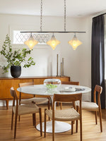Load image into Gallery viewer, Art Deco Star Linear Pendant Light - Elegant Lighting for Kitchen Island - Astris Cassiopeia