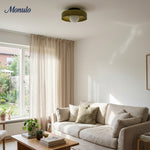 Cargar imagen en el visor de la Galería, Lámpara de Pared y Techo Verdoma Morandic Disc Orb para Interiores Modernos