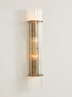 Bild in Gallery-Viewer laden, Lumora Crystal Up Down Wandleuchte – Doppel-Wandleuchte für Schlafzimmer