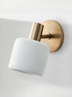 Load image into Gallery viewer, Cerova Porcelain Wall Sconce - Minimal Round Flush Mount Ceramic Light