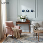 Cargar imagen en el visor de la Galería, Lámpara de tocador esférica Radiro Globe – Luminaria moderna de 3 luces para baño