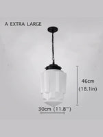 Load image into Gallery viewer, Vintage Art Deco Milk Glass Pendant Light