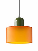 Charger l'image dans la visionneuse de galerie, Suspension design moderne en verre cylindrique Verdoma pour cuisines et salles à manger