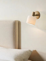 Load image into Gallery viewer, Cerova Porcelain Wall Sconce - Minimal Round Flush Mount Ceramic Light