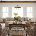 Charger l'image dans la visionneuse de galerie, Suspension en résine en forme d'onde Resinova - Résine métallique moderne pour salles à manger et cuisines