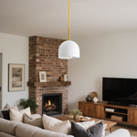 Load image into Gallery viewer, Farmhouse Pendant Light – Vanity Pendant Light With Colorful Dome Design