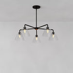 Load image into Gallery viewer, Conica Modern Glass Cone Chandelier – Sculptural 5 Light Brass Design