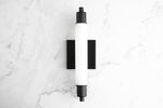 Cargar imagen en el visor de la Galería, Aplique de tocador moderno Ornato Luxe - Lámpara de pared Art Déco con pantalla cilíndrica