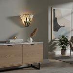 Load image into Gallery viewer, Verdura Tiffany Inspired Artistic Glass Wall Light – Accent Wall Fixture for Home