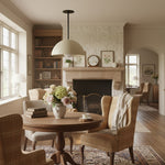 Load image into Gallery viewer, Metio Dome Pendant Light – Modern Brass Pendant for Kitchen & Dining