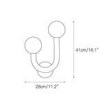 Cargar imagen en el visor de la Galería, Lámpara de pared de cristal feliz