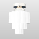 Load image into Gallery viewer, Geotower Glass Multi-layer Ceiling Light – Art Deco Light for Bedroom