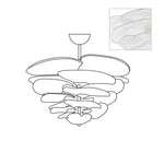 Load image into Gallery viewer, Lotus Leaf Layered Glass Chandelier
