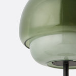 Charger l'image dans la visionneuse de galerie, Lampe de table Clinco en verre teinté, silhouette de champignon – Luminaire design polyvalent pour buffet ou table de chevet
