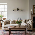 Cargar imagen en el visor de la Galería, Lámpara de tocador Pyralis Cone de 3 luces: diseño moderno y elegante para baños y pasillos