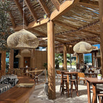 Load image into Gallery viewer, Harp Braided Rattan Pendant Lamp