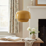 Load image into Gallery viewer, Clinco Layered Dome – Modern Metal Pendant Light for Dining Space