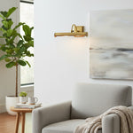 Load image into Gallery viewer, Aurix Picture Light Sconce with Adjustable Metal Frame for Artwork and Gallery Spaces