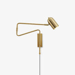 Load image into Gallery viewer, Adjustable Arm Plug In Wall Lamp