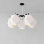 Load image into Gallery viewer, Talvior Faceted Glass Chandelier - Modern 5 Light Glass Lighting