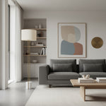 Bild in Gallery-Viewer laden, Luma Industrielle Moderne Tisch- und Stehlampe mit Weichem Stoffschirm – Zeitgenössische Beleuchtung für Zuhause und Büro