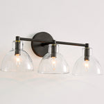 Bild in Gallery-Viewer laden, Glavira Recycelte Glas Wandlampe - Modernes Badezimmer Waschtischlicht