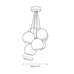 Load image into Gallery viewer, Reina Glass Pendant Lamp