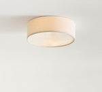 Load image into Gallery viewer, Dumora Drum Flush Mount Ceiling Light - Linen Shade Modern Elegance