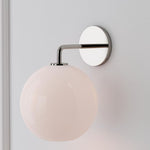 Load image into Gallery viewer, Selvion Art-Glass Globe Wall Sconce – Elegant Modern Wall Light for Bathrooms, Halls & Living Spaces