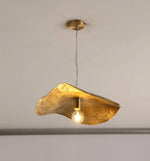 Load image into Gallery viewer, Hammered Brass Suspension Light